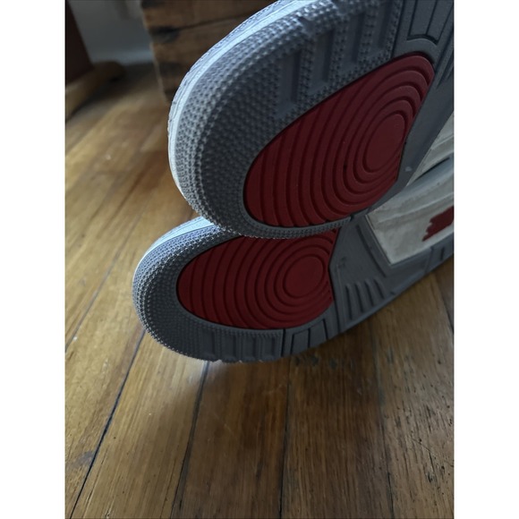 Nike Air Jordan 3 Retro OG Black Cement Leather Sneaker DN3707-010 Men 10.5 - Picture 6 of 9